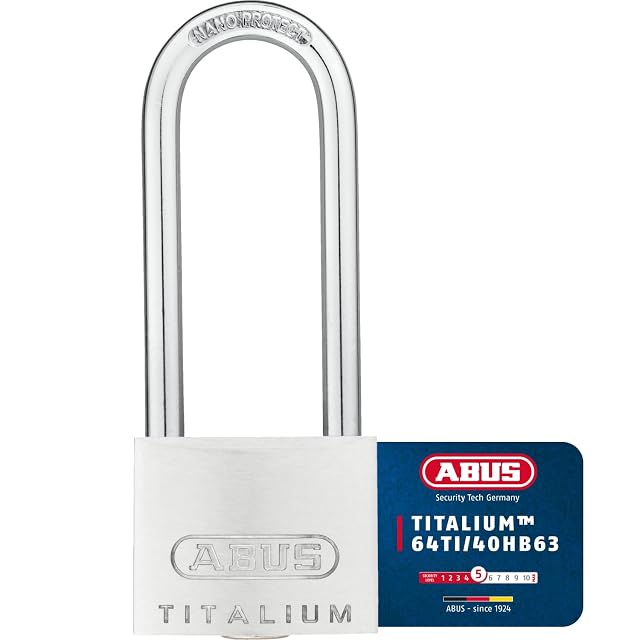 ABUS Titalium 64TI padlock with high shackle