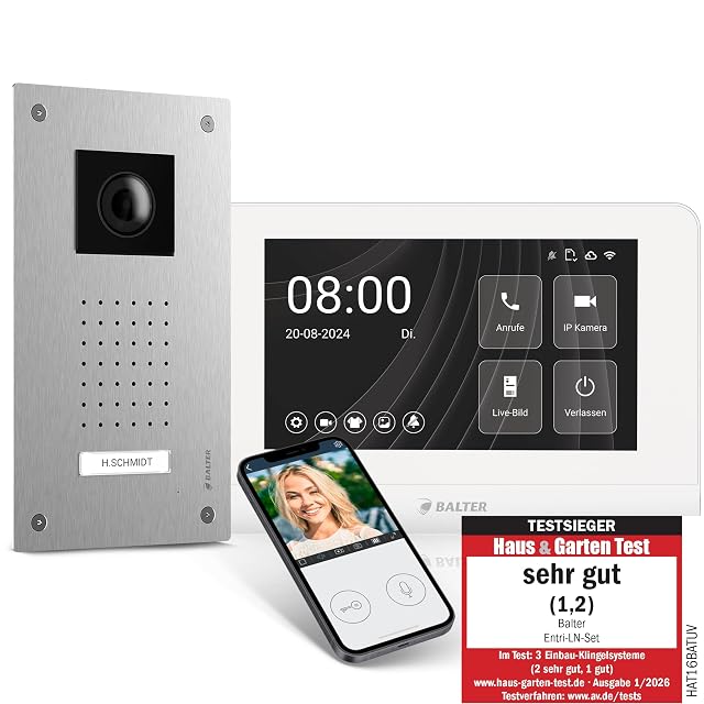 Balter ENTRI L flush-mounted video intercom