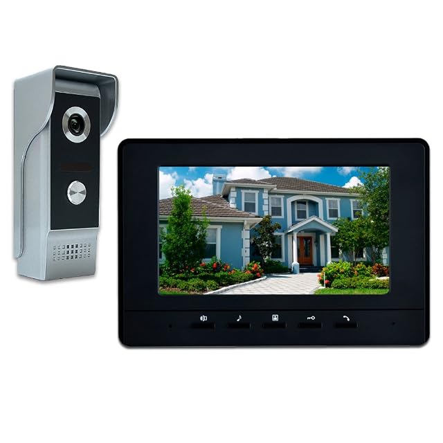 AMOCAM 7-inch wired video intercom kit with outdoor camera