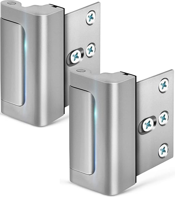 EverPlus door reinforcement lock with slide latch and base plate
