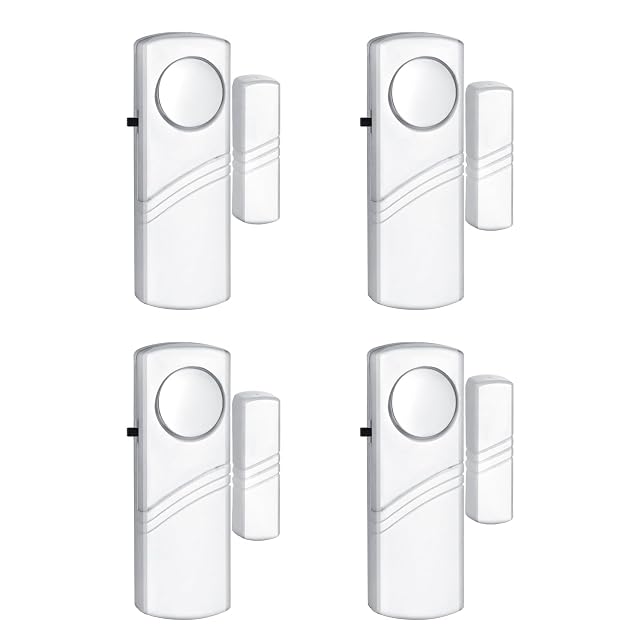 PLOJOP door and window alarm with magnetic sensor and 90 dB siren