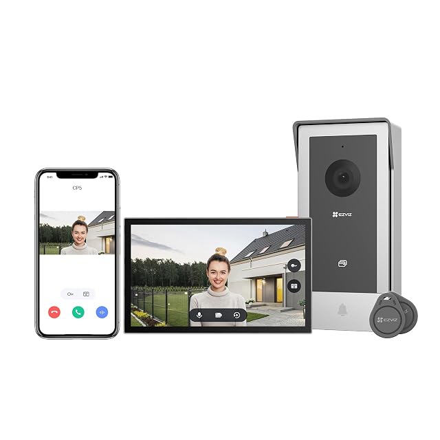 EZVIZ CP5 video door intercom with seven-inch monitor