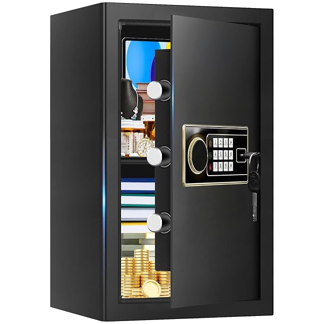 AONBNOCT large digital home safe with a programmable keypad