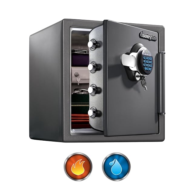 SentrySafe two-hour fireproof safe with a digital keypad