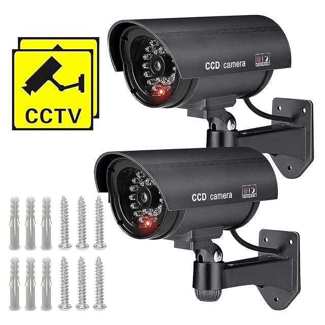 Jiavlyx pair of bullet-style dummy cameras