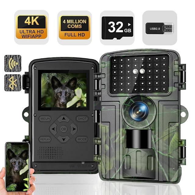 Lutranstra 4K trail camera with app connection