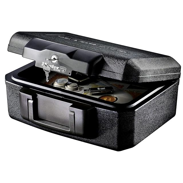 Master Lock fireproof and waterproof document chest