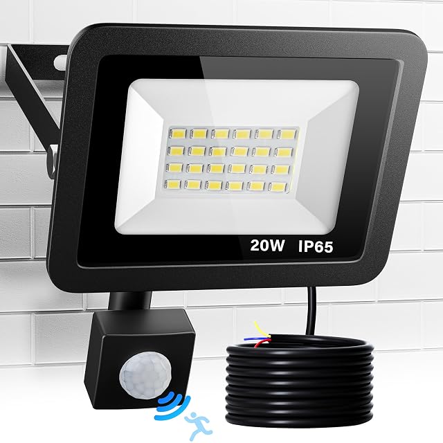Realky LED floodlight with PIR sensor