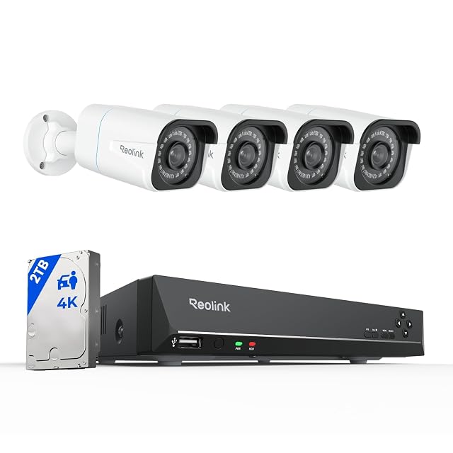 Reolink RLK8-800B4 4K PoE bullet camera kit