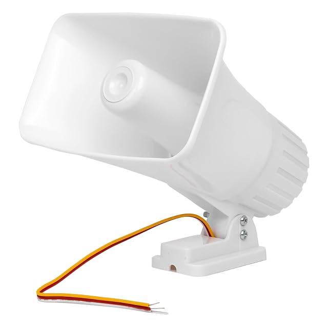 FTGear outdoor siren speaker horn with adjustable mounting angle