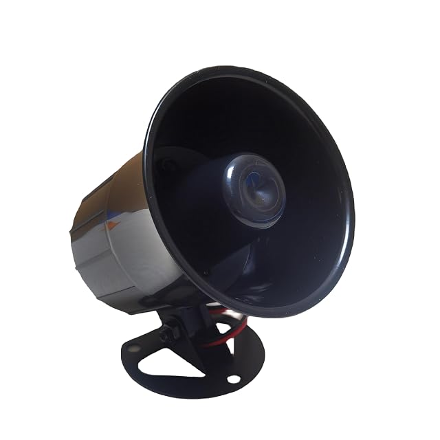 Tokatuker wired alarm siren horn with metal bracket