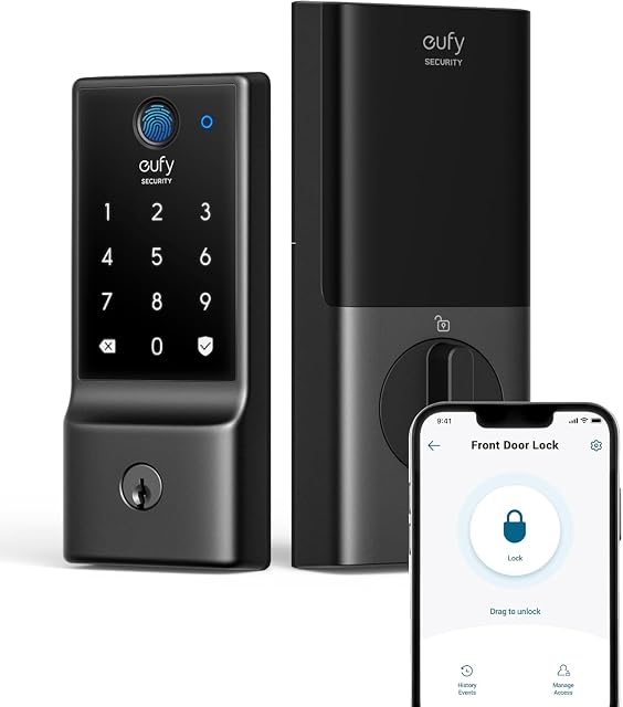 eufy Security Smart Lock C220 with fingerprint reader and keypad