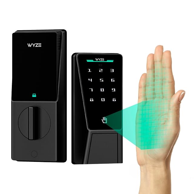 Wyze Palm Lock with palm vein reader and illuminated keypad