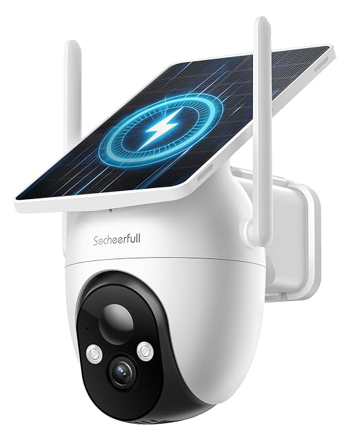 Socheerfull Q4 all-in-one solar camera
