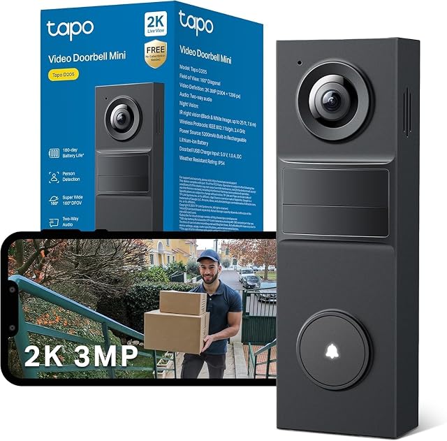 Tapo D205 battery video doorbell