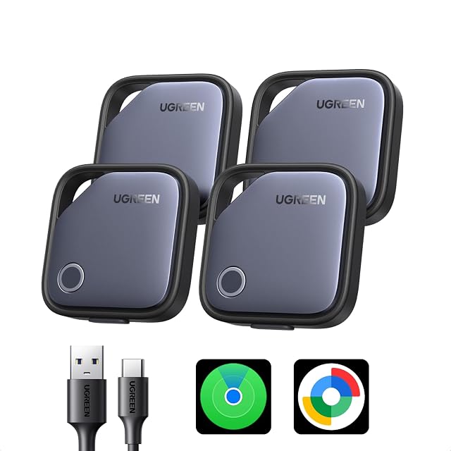 UGREEN FineTrack Duo trackers, four pack
