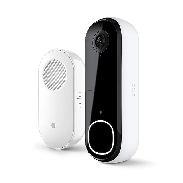 Arlo Video Doorbell 2K with Arlo Chime 2 bundle