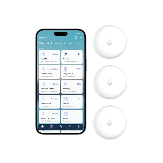 Aqara Zigbee water leak sensor, three-pack, IP67