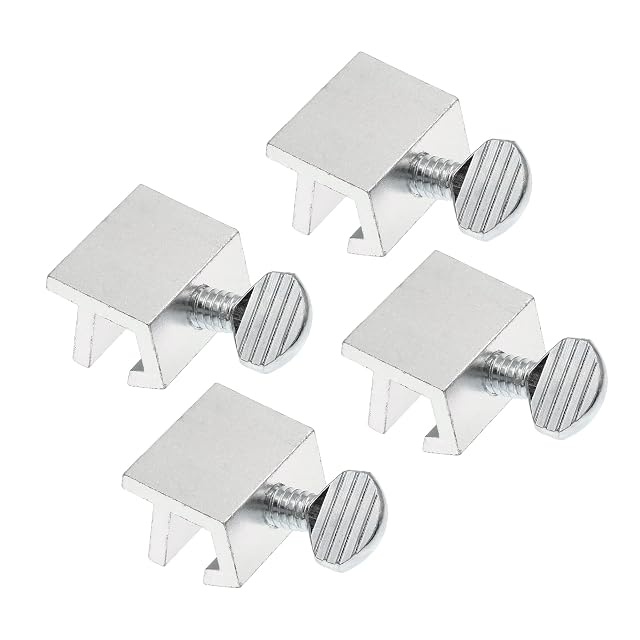 Prime-Line sliding window security lock in natural aluminum
