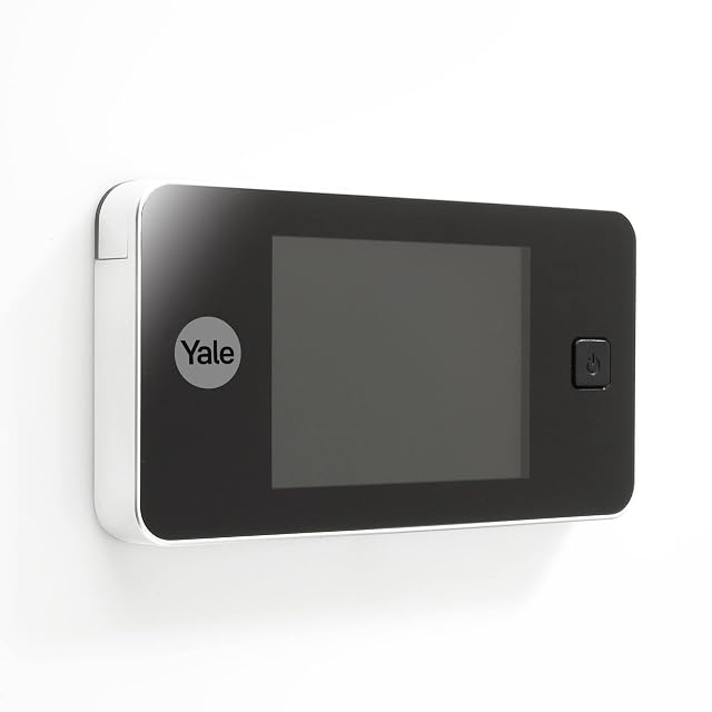 Yale digital door viewer in white